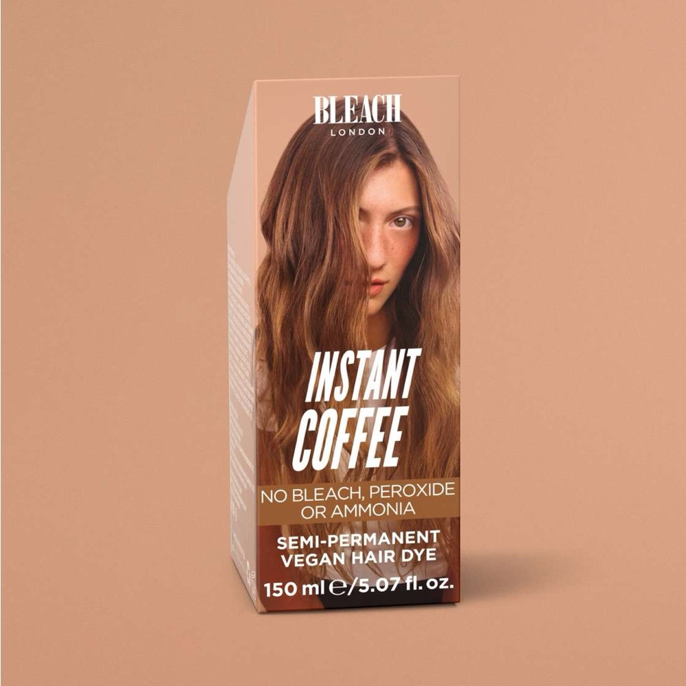 Instant Coffee Hair Dye - Brown
INSTANT COFFEE SEMI-PERMANENT DYE